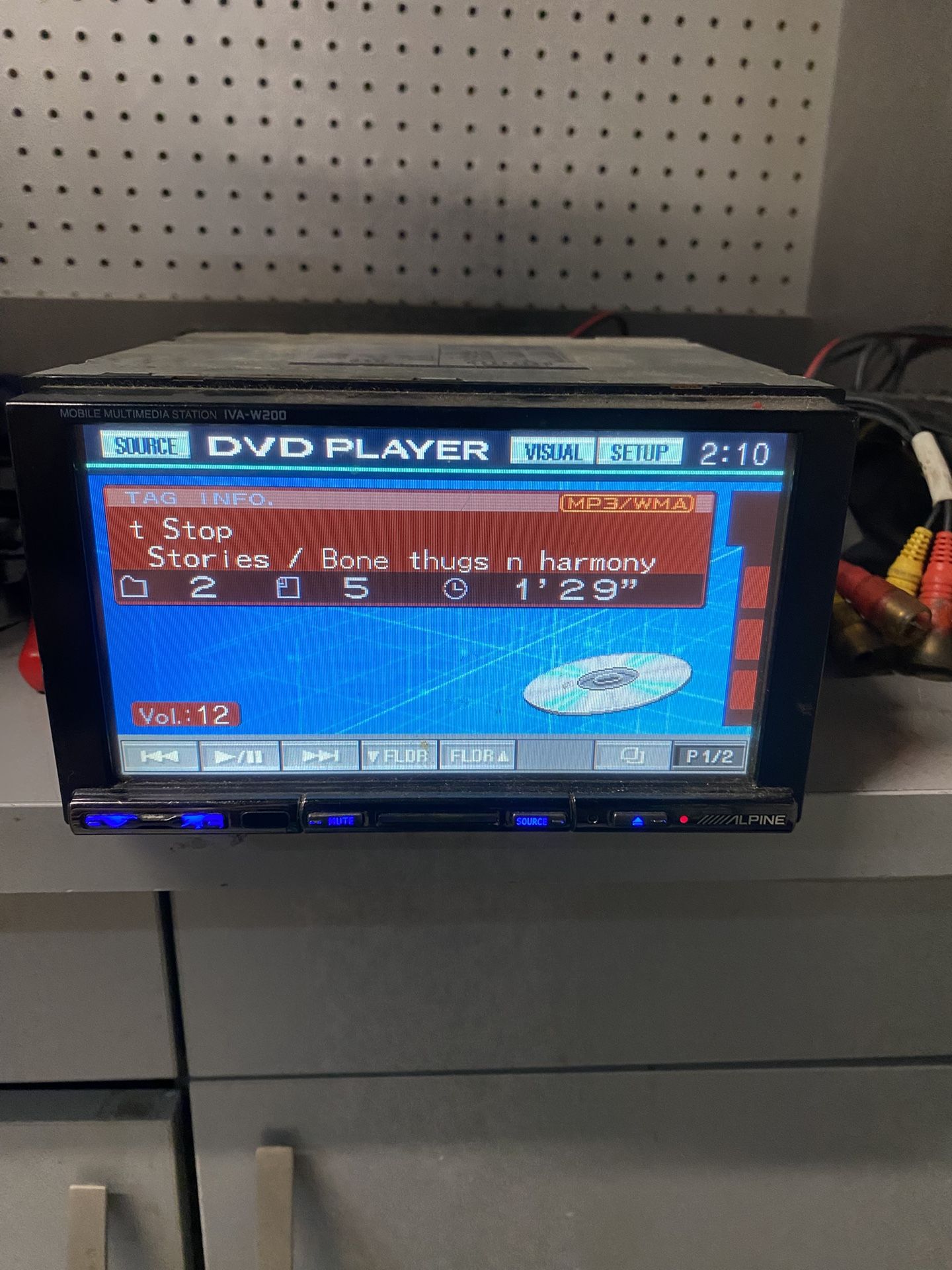 Alpine Double Din Dvd Player