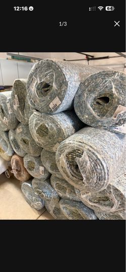 NEW 7/16” 8lb Carpet Pad With Moisture Barrier