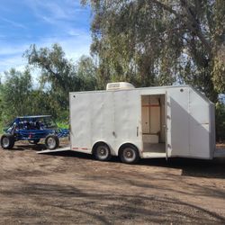 Enclosed Trailer 20ft And 2 Seat Dune Buggy Combo
