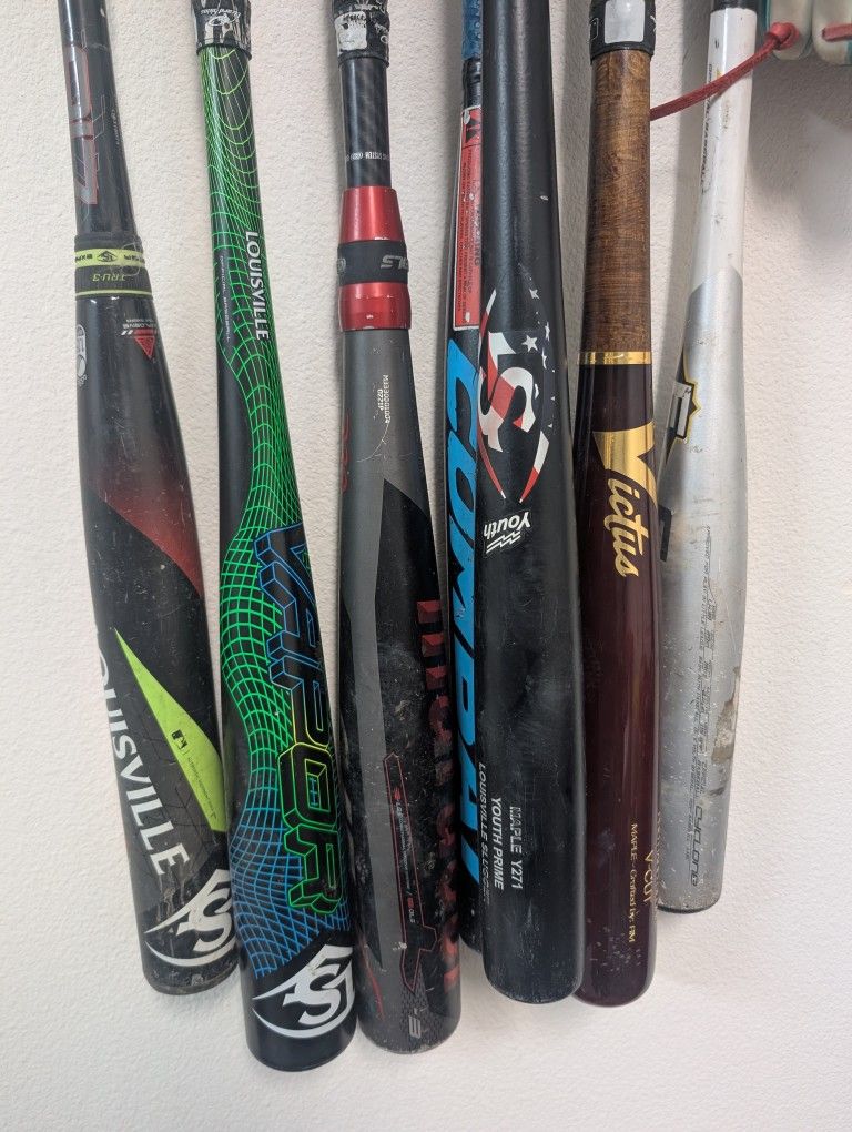 Used Bats (Measurements Posted In Description)