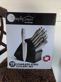Simply Perfect 19-Piece Stainless Steel Cutlery Set