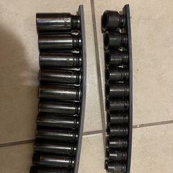 Impact Socket Set For SUV, Trucks, Tractor Trailer, Etc. 
