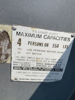 14’ fiberglass boat