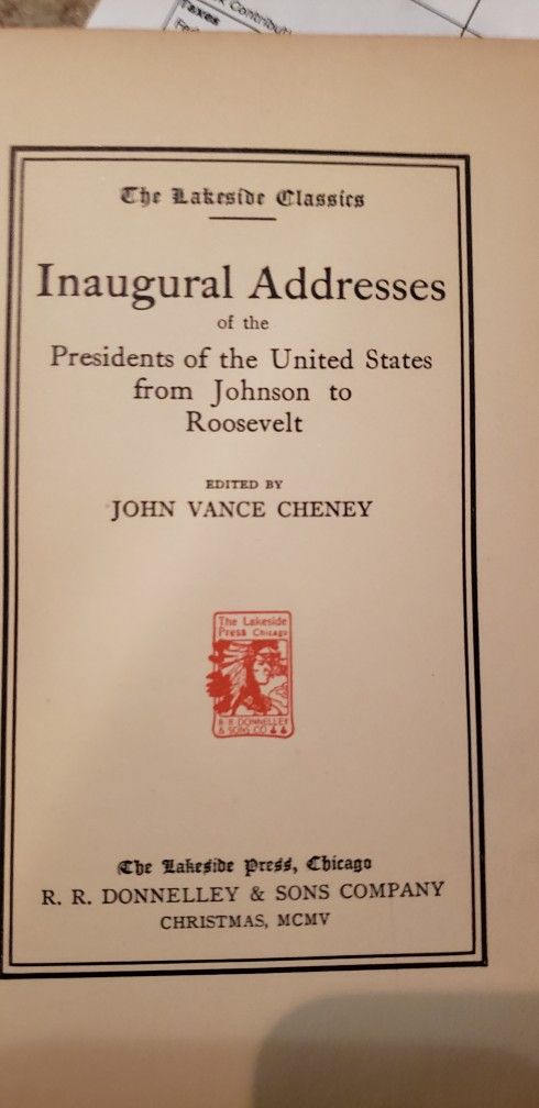 Inaugural Address Johnson To Roosevelt