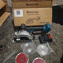 HANGUDA ELECTRIC CIRCULAR SAW ONE BATTERY 