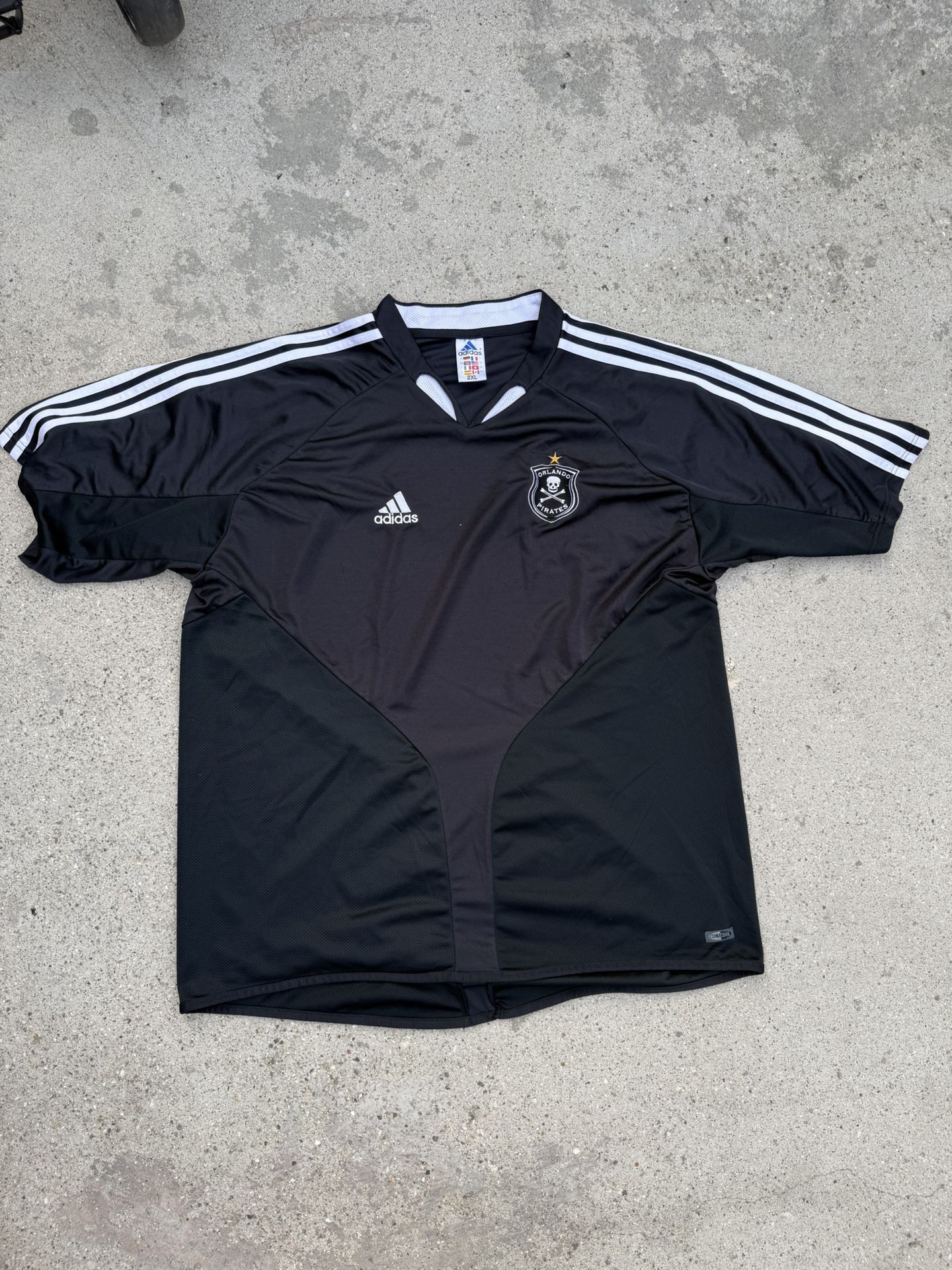 Adidas Orlando Pirates Soccer black and white jersey soccer size XXL