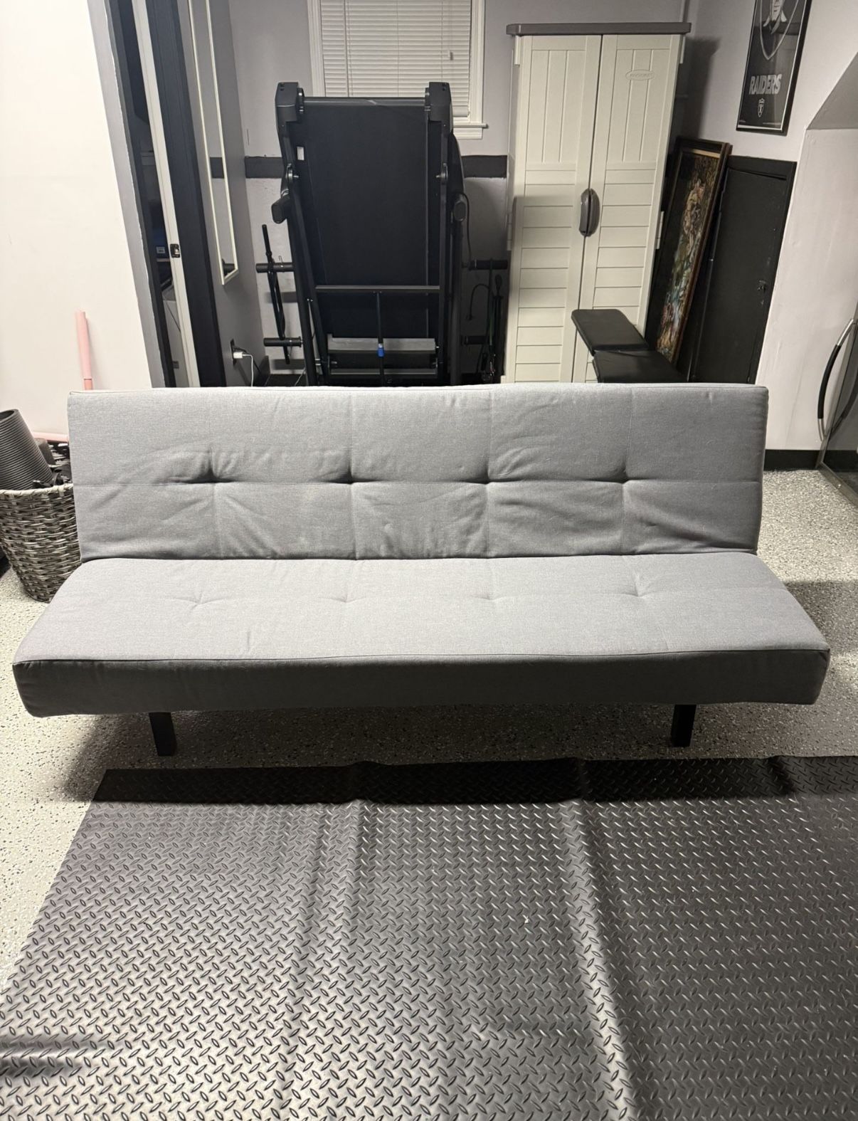 BALKARP Sleeper Sofa, Vissle Gray