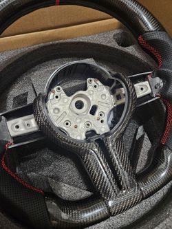 BRAND NEW BMW M2 M3 M4 F30 F20 F22 F25 F80 F36 X5 X6 Real Carbon Fiber Steering Wheel W/ Replacement Trim