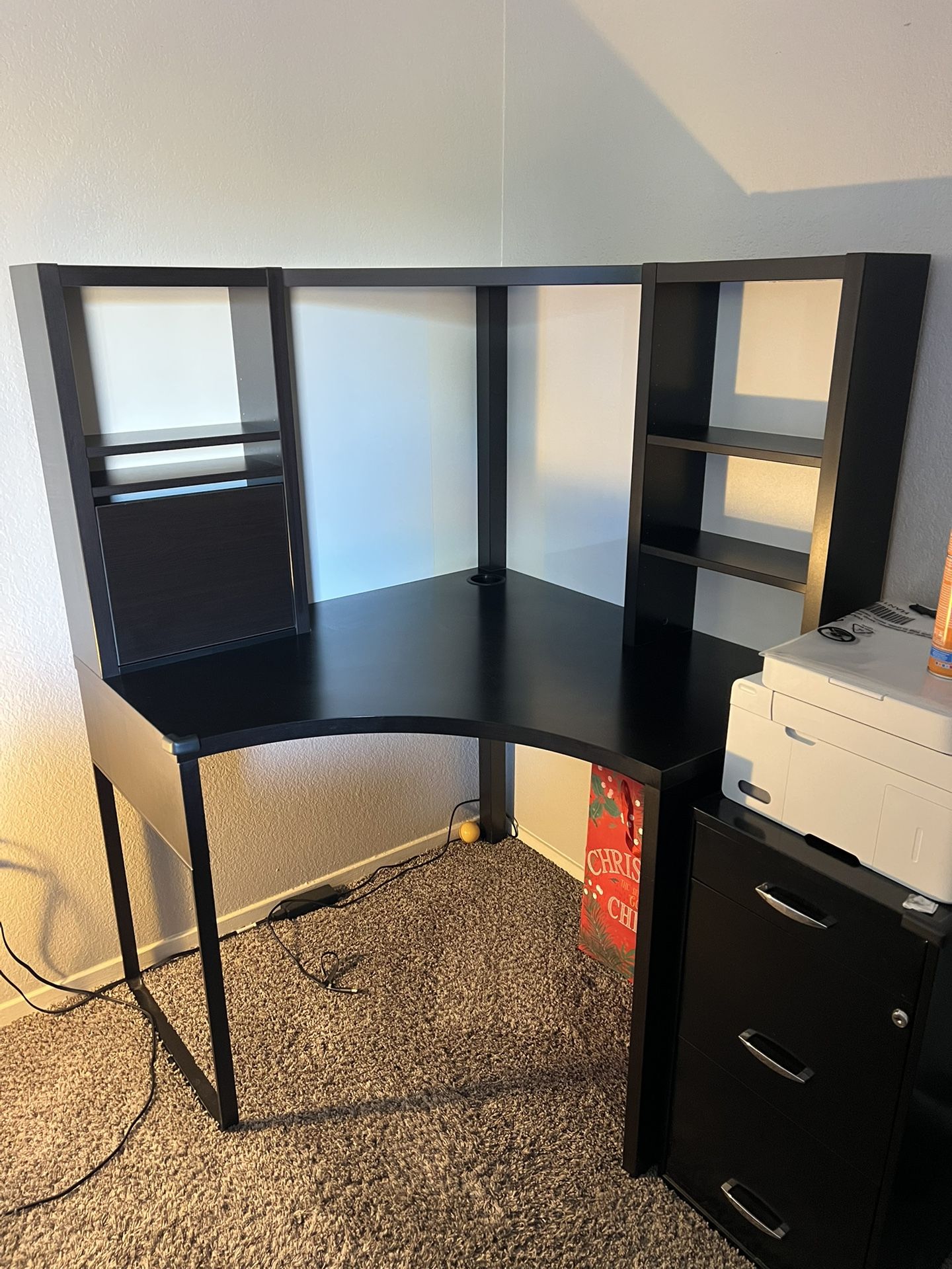 IKEA MICKE Corner Desk Table (workstation)