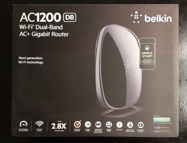 Wi-Fi Dual Band Router -Belkin AC1200