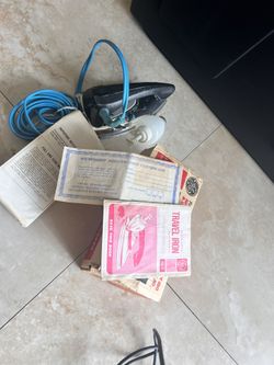 Iron Travel Vintage Good Condition 