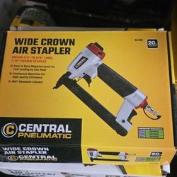 20 Guage Wide Crown Air Stapler Pneumatic
