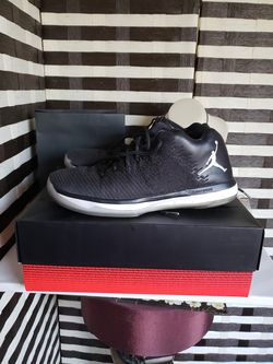 Air Jordan XXXI 31 Low Mens Black & White Size 12 DS Basketball Ice (Used)