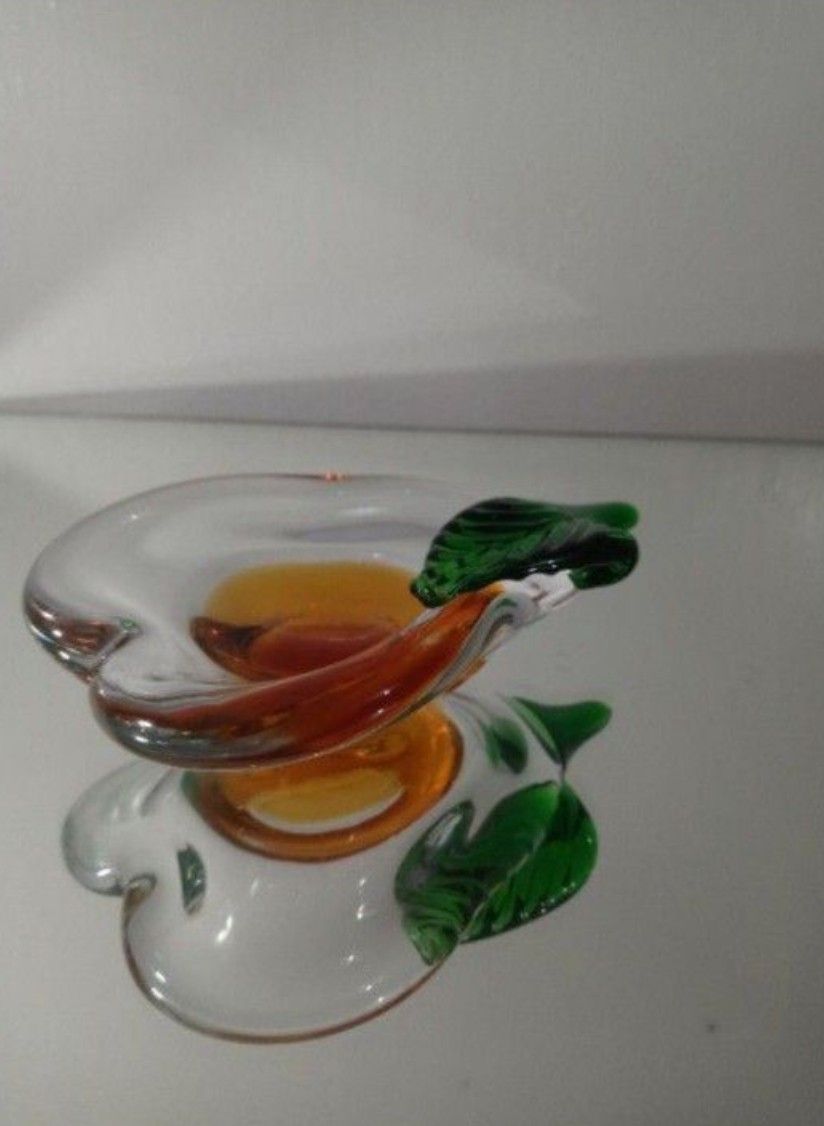 MURANO GLASS ASHTRAY - PAPERWEIGHT 6"×2" - V80