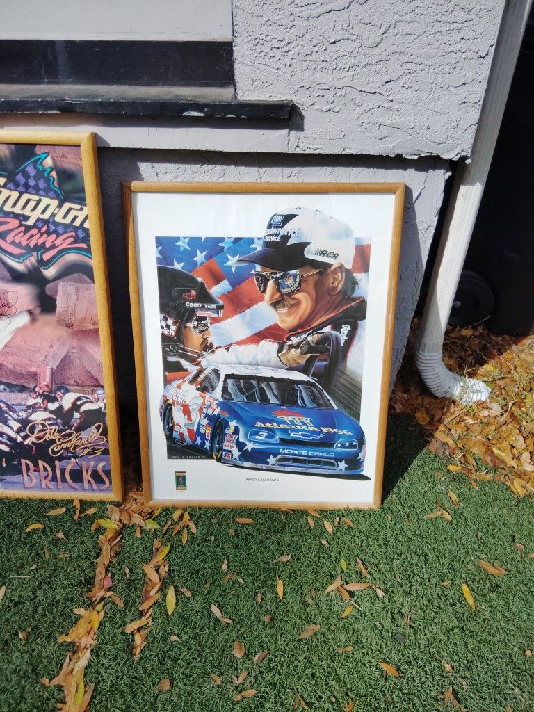 SIGNED DALE EARNHARDT POSTERS