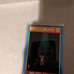 Hulk Hogan WWF Card