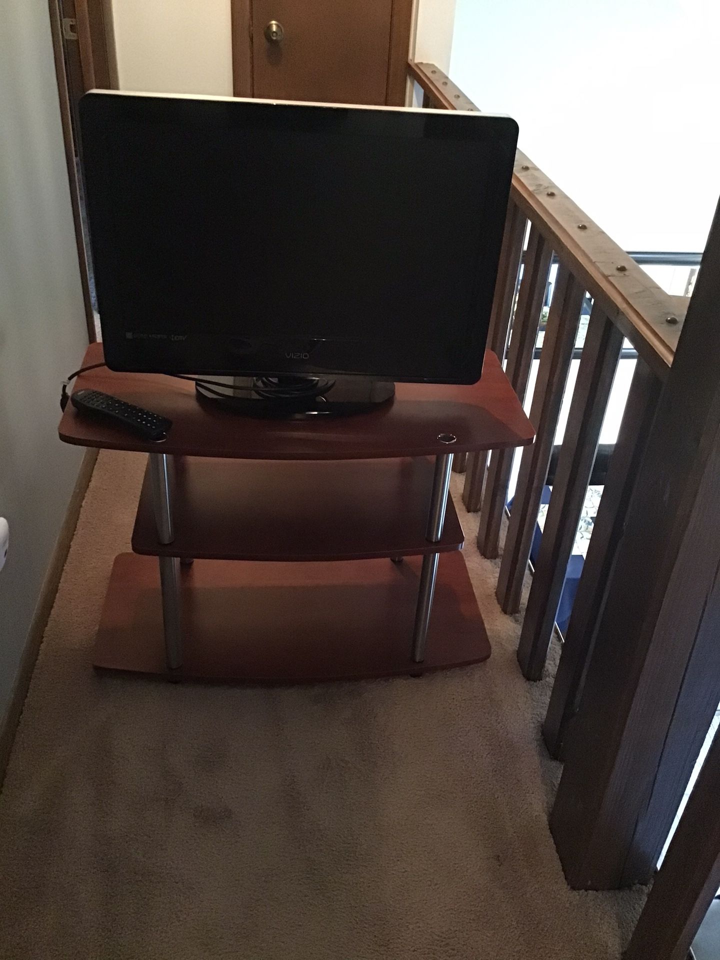 3-Tier TV Stand and 26” TV