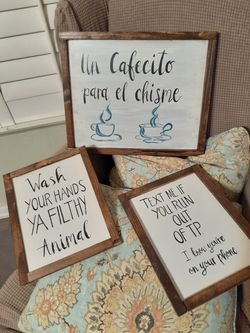 Home decor signs