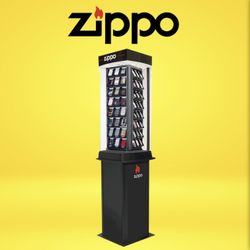 Zippo Lighter Display With Base