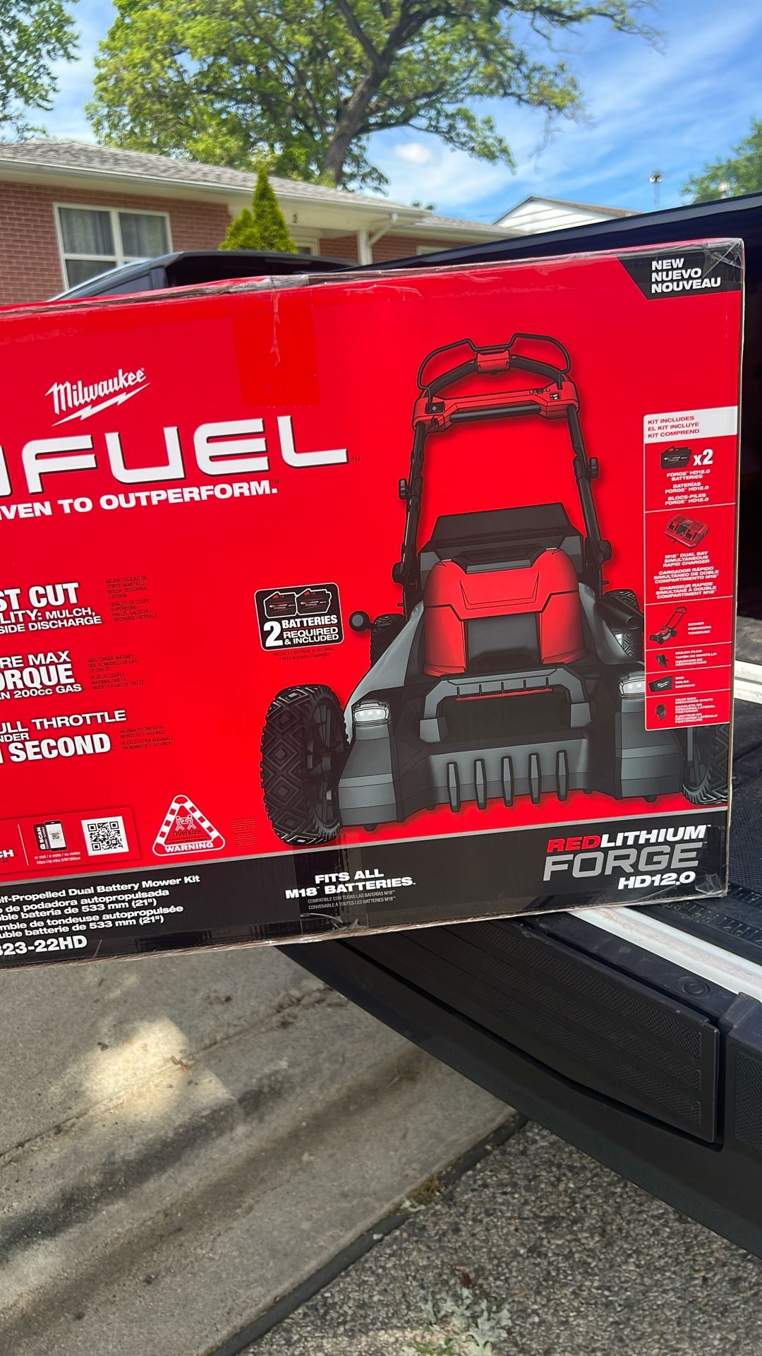 21” Self Propelled Dual Battery Mower Kit