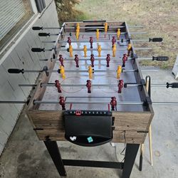 3-in1 Foosball, Air Hockey, And Pool Table