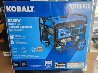 5250 watt Dual Fuel Generator