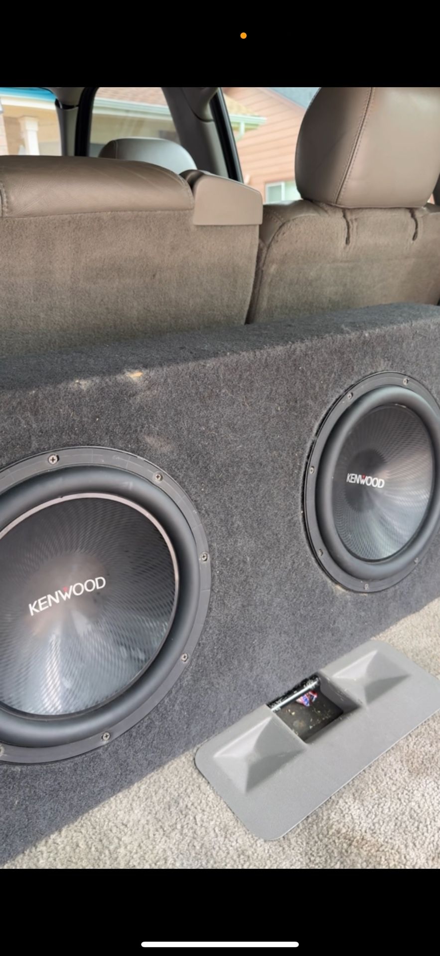 2 12” subs with ported box