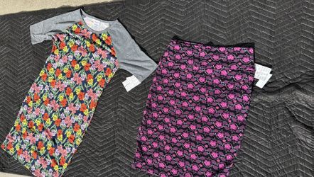 NWT Woman’s Size Large Skirt & Dress LULAROE
