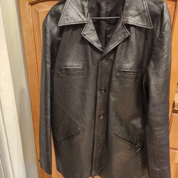 Diesel Leather Jacket Size L