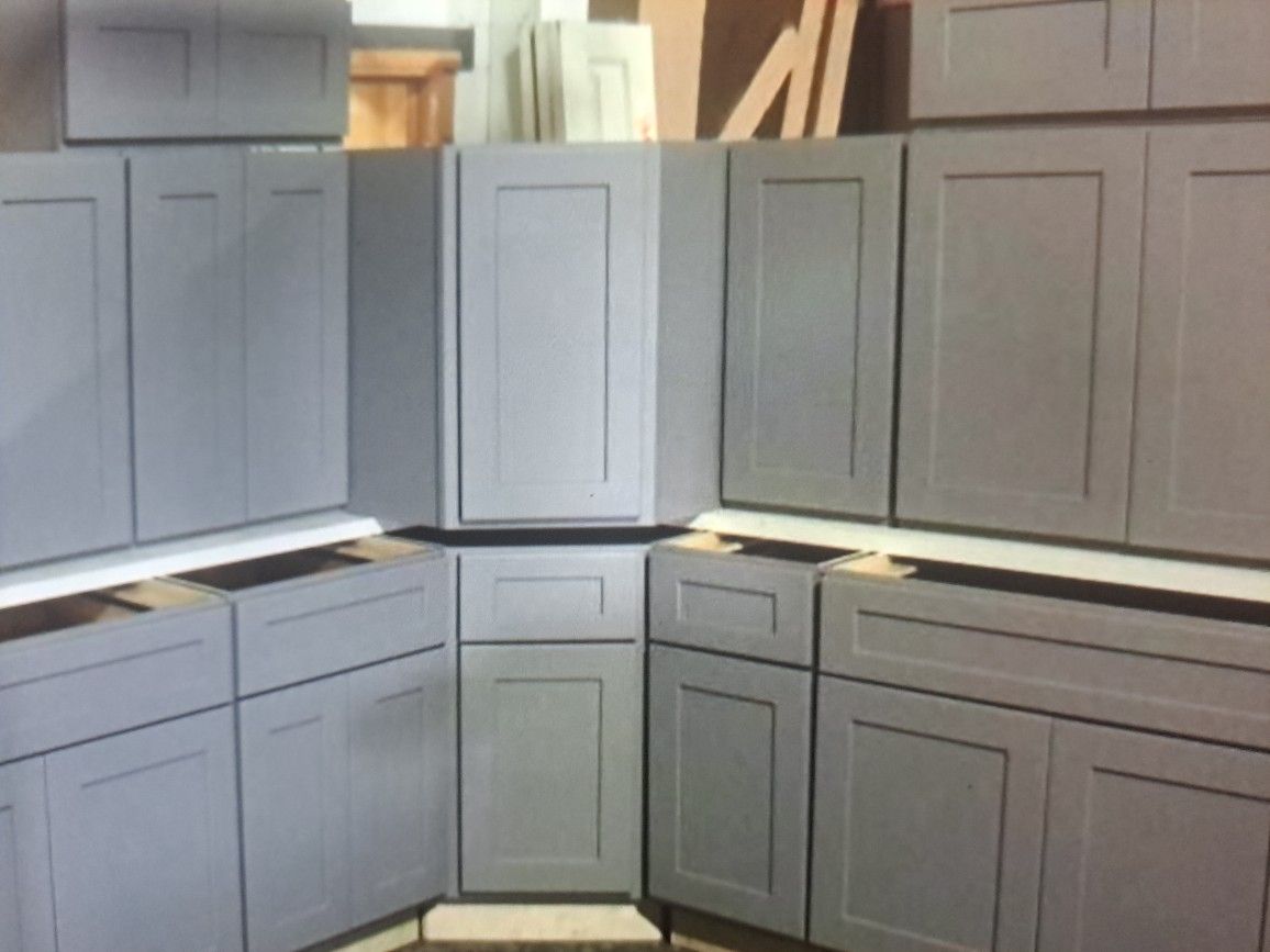 Gray Kitchen Cabinets