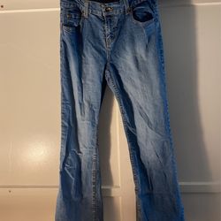 Y2k low rise bootcut jeans