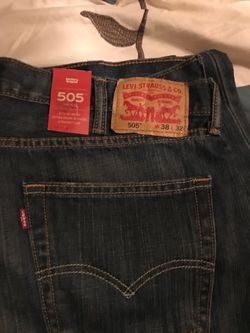 Brand new 505 Levi’s. Wife bought on clearance. Don’t fit me.