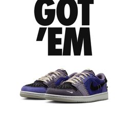 Jordan 1 Low Zion Voodoo 2.0 Sz 12