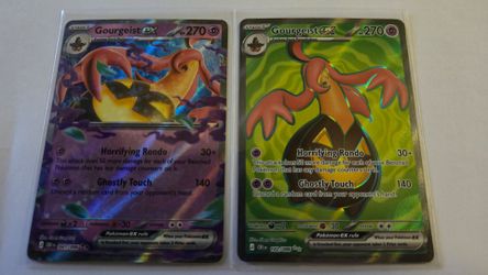 Pokemon Gourgeist Ex 2 card bundle