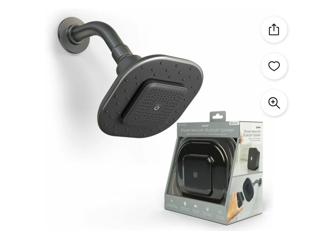 Shower Head with Bluetooth Speaker