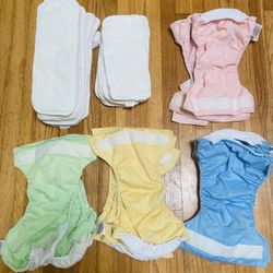 BumGenius cloth diapers And Diaper sprayer