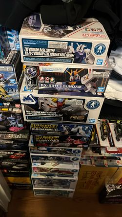 Bandai HG/RG Gundam Kits For Sale - Msg For Price -All SEALED-