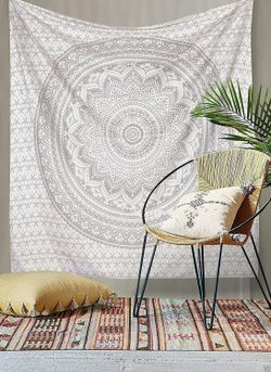 Bohemian Hippie Metallic Shine Wall Tapestry