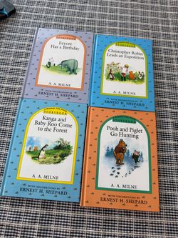 VINTAGE A WINNIE-THE-POOH STORYBOOK BOOKS - LOT OF 4