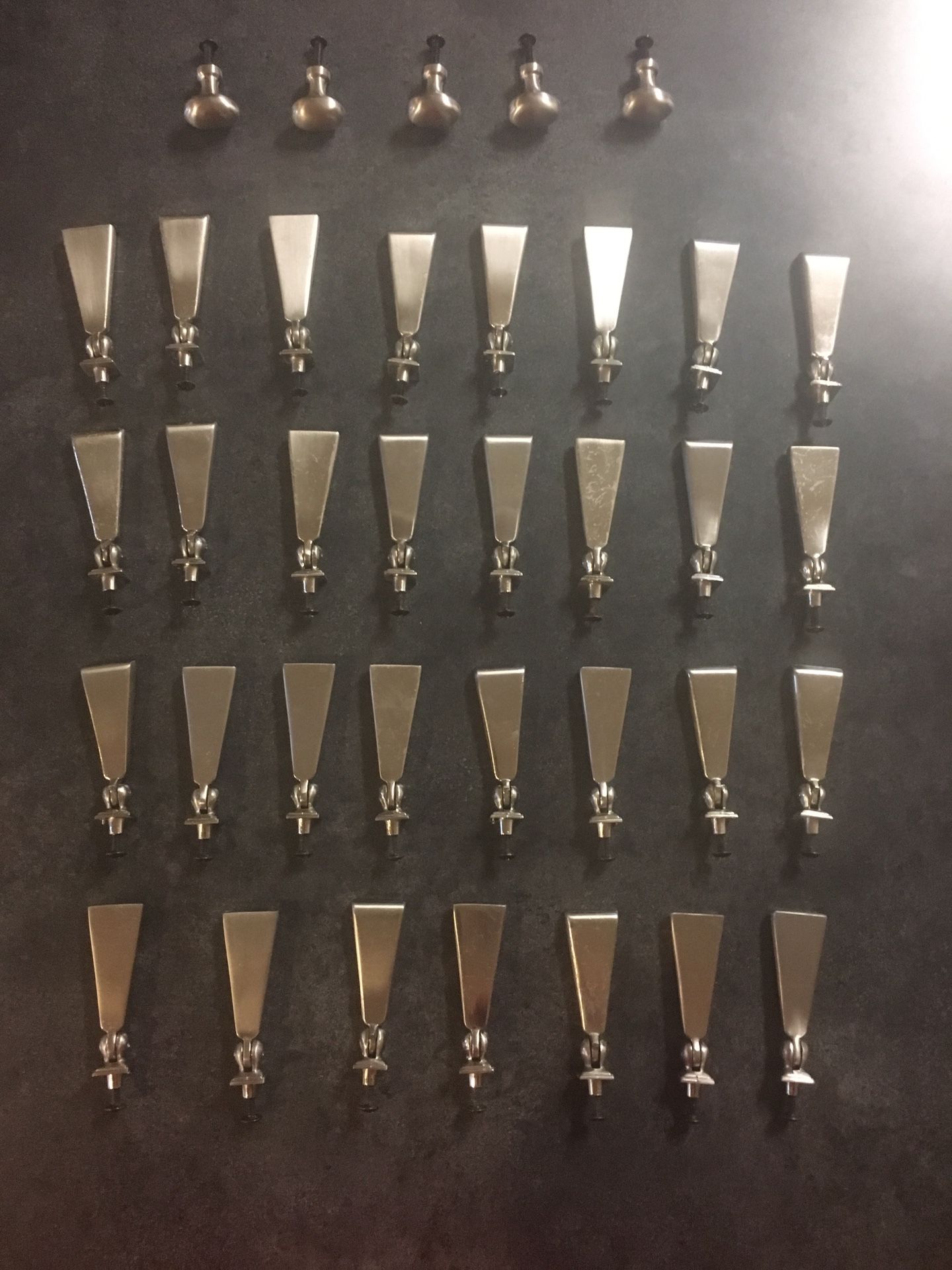 Chrome Dresser Hardware