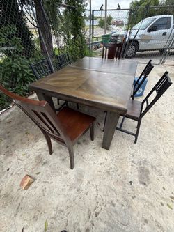 Table and chairs