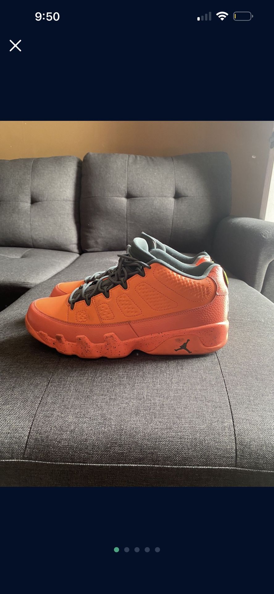 Jordan 9 Mango Low Top
