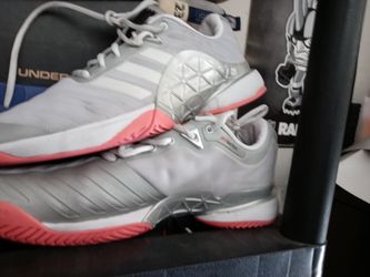 Size 9 mens " Adidas running or walking shoes"