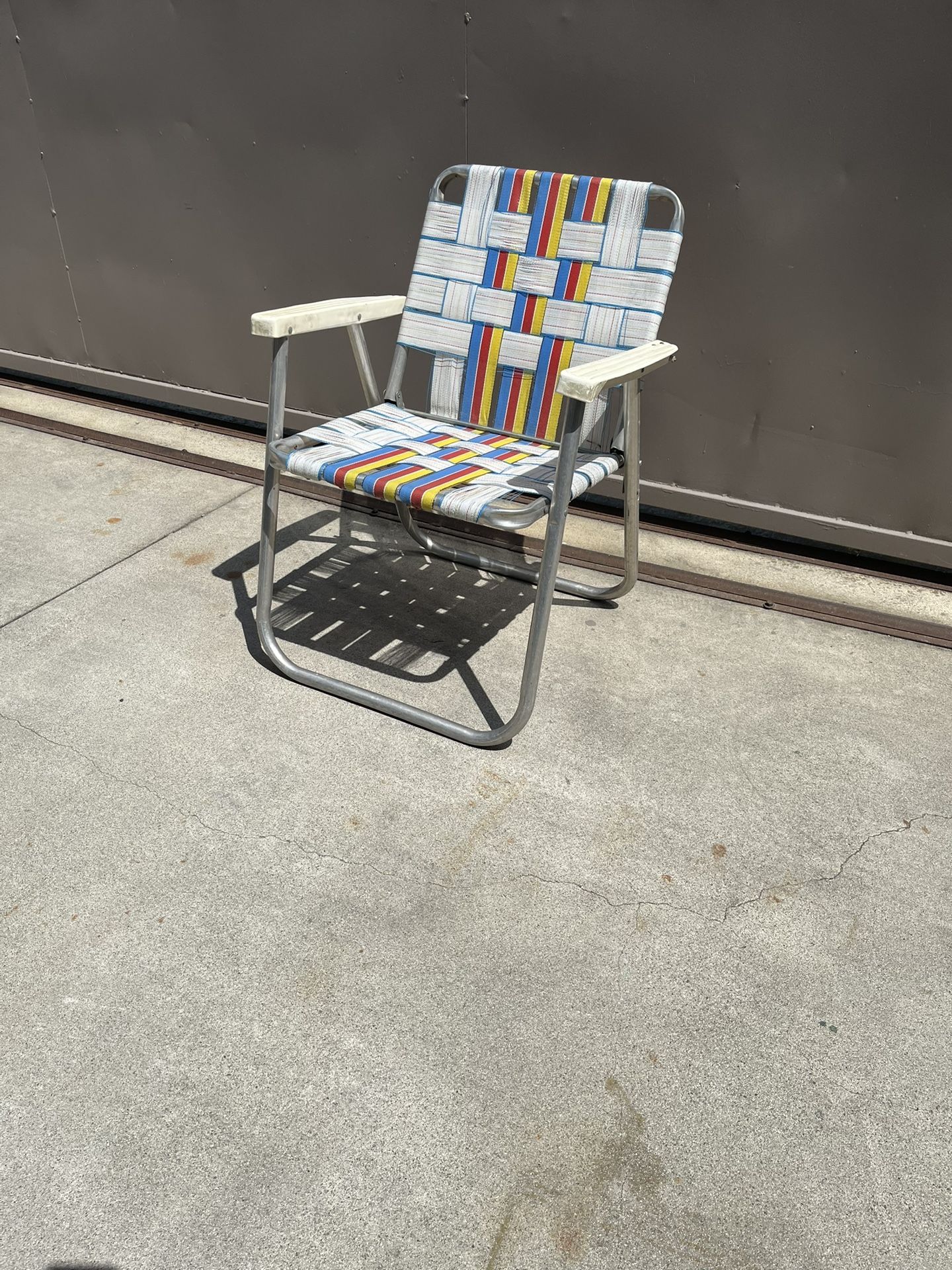 Aluminum Folding Chair Vintage