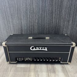 Vintage Carvin X100B Series III 100 Watt Tube Guitar Head Amplifier 