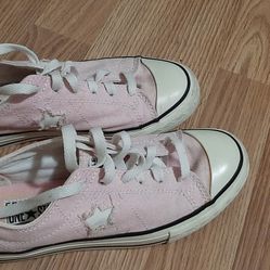 Pink Converse One Star Womens  6.5