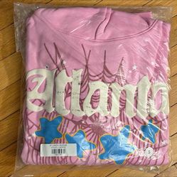 Pink Atlanta spider hoodie