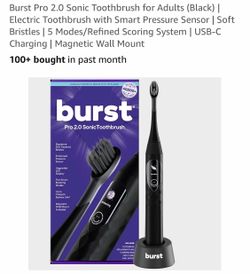 Electric toothbrush, black, new
