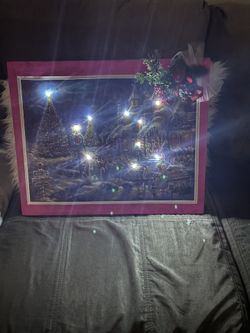 light it xmas frame 