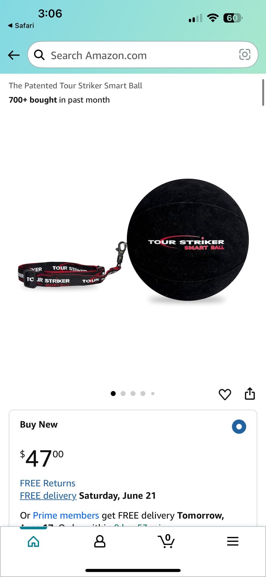 Golf Tour Striker Smart Ball!